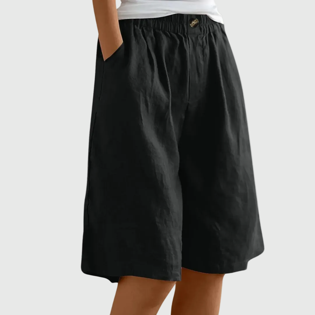 Sofies Oslo Butikk | Vide shorts med elastisk linning Ella