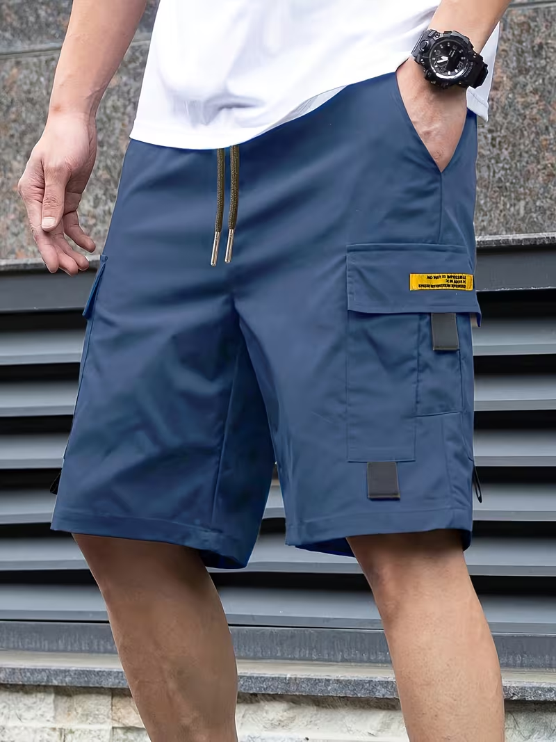 Norman – Casual Cargo-Shorts med Flere Lommer