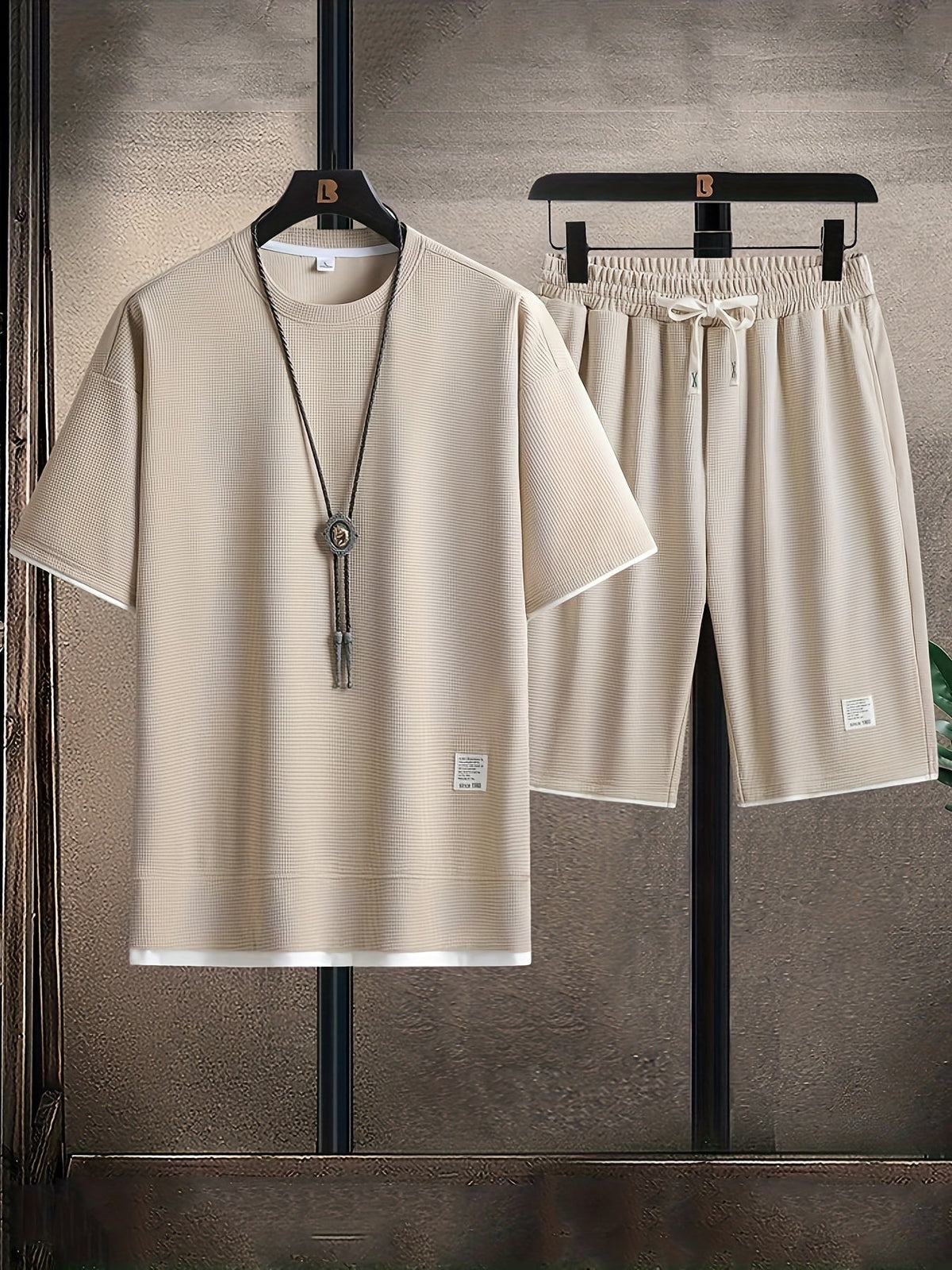 Waffle Knit Lounge-sett
