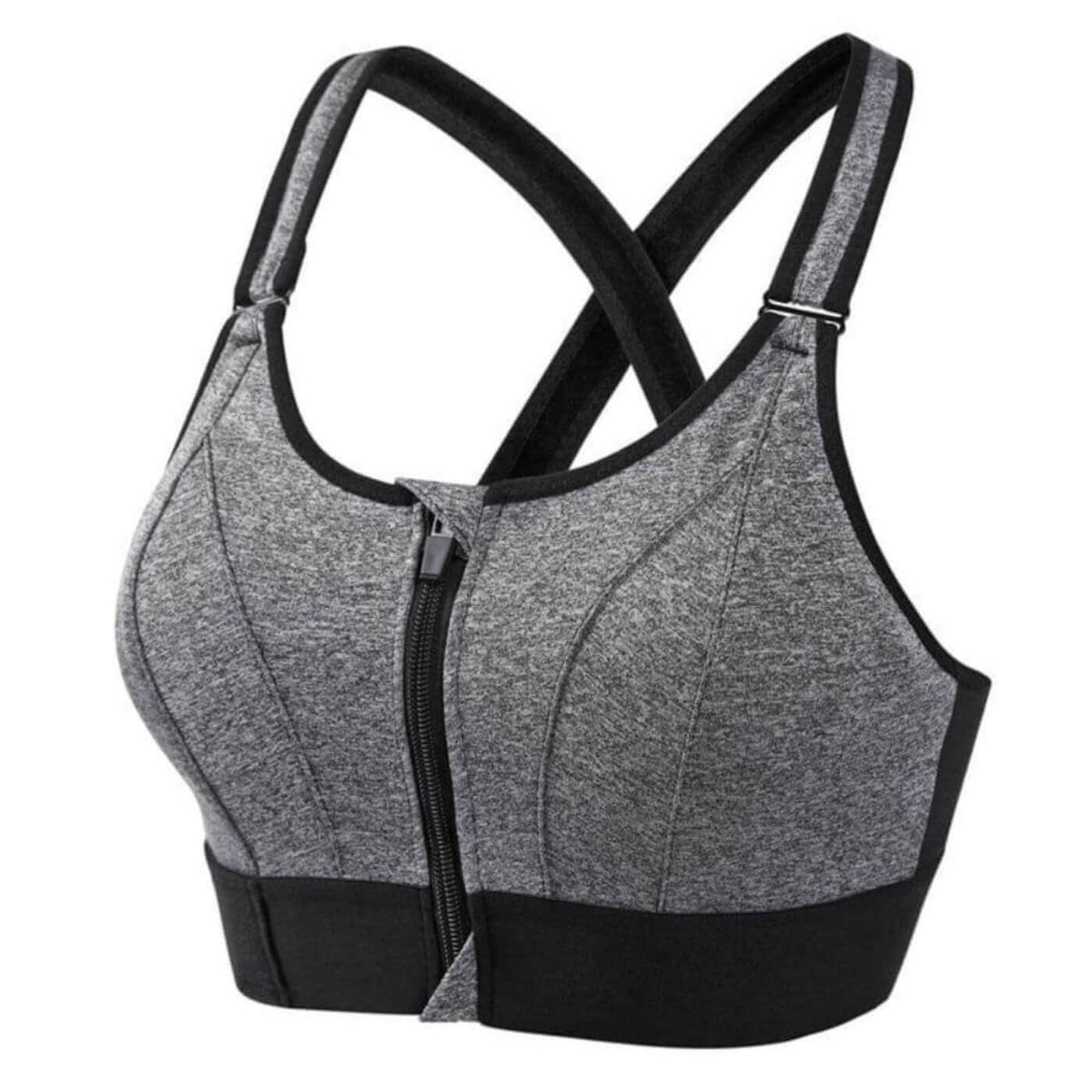FlexBra™ – Sports-BH med Glidelås og Push-Up Effekt