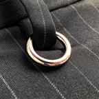 Pinstripe slim-straight dressbukser