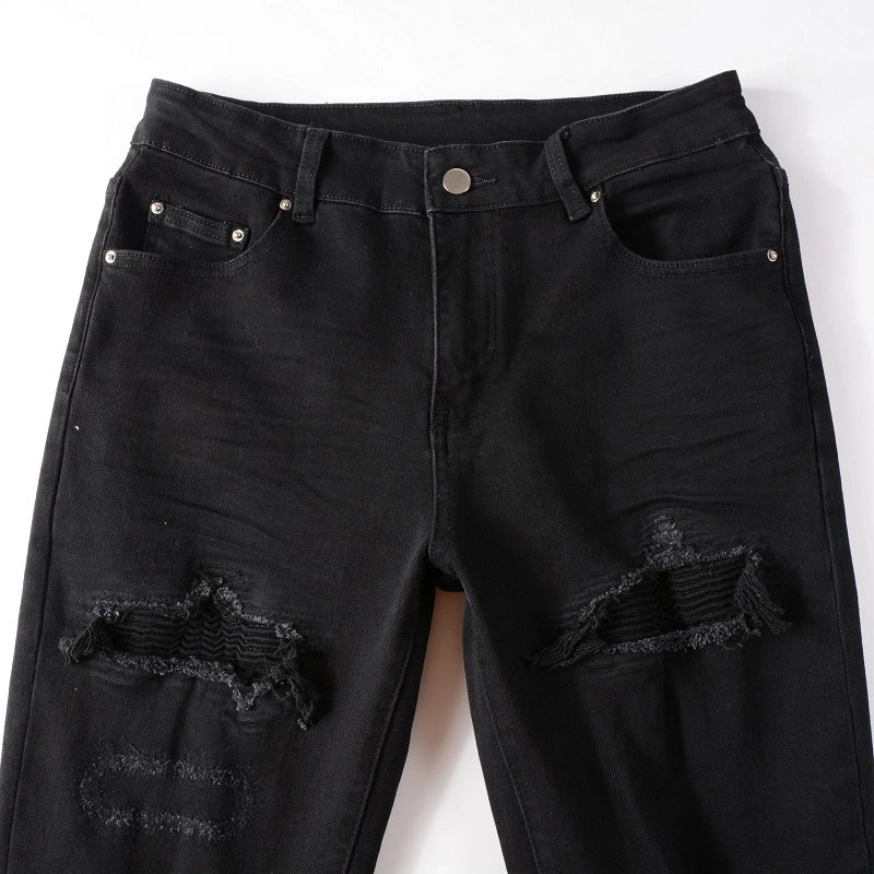 Helt svarte jeans