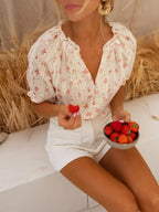 Vivène | Blouse Florale Romantique