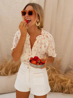 Vivène | Blouse Florale Romantique