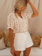 Vivène | Blouse Florale Romantique