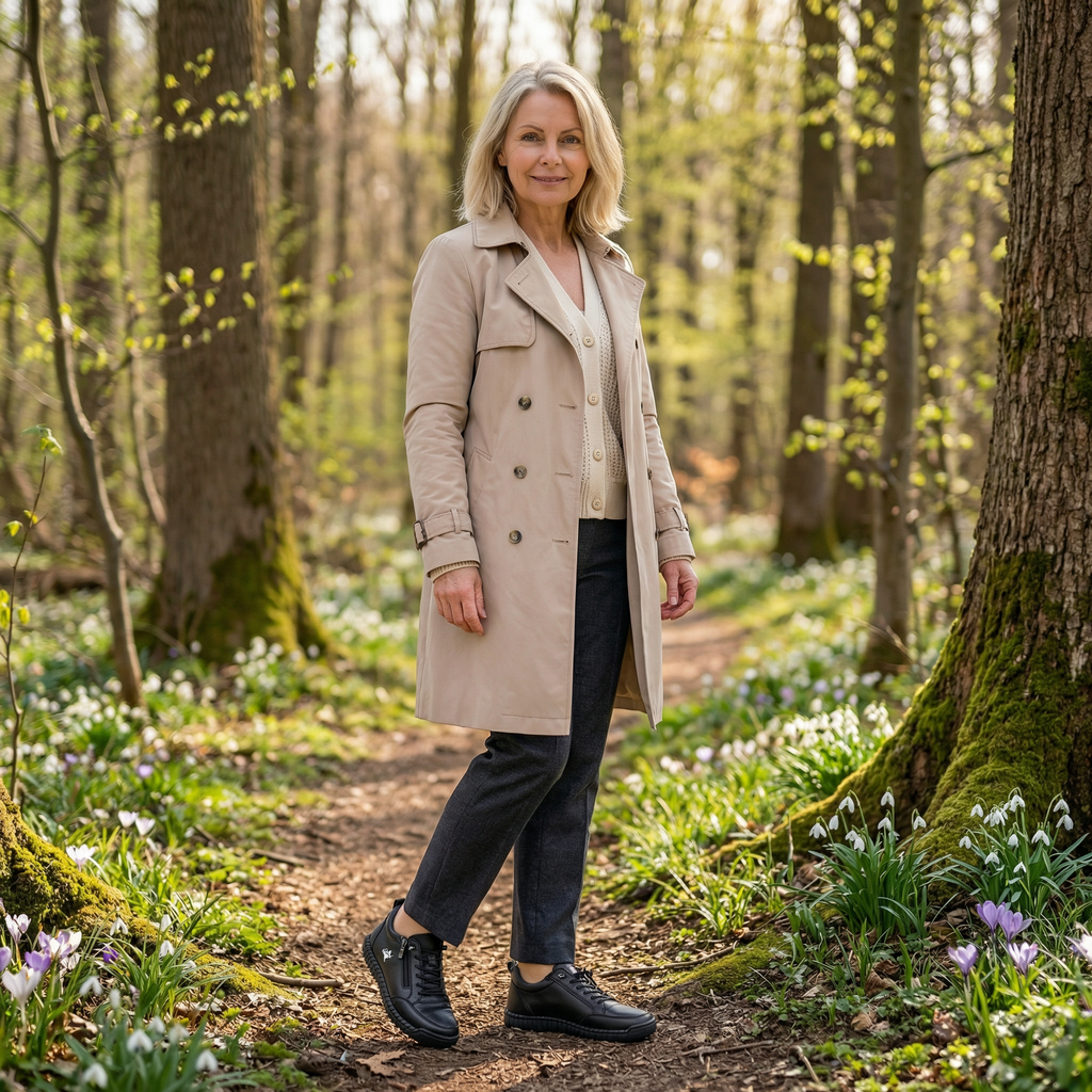 Mila – Komfortable ortopediske sneakers med glidelås