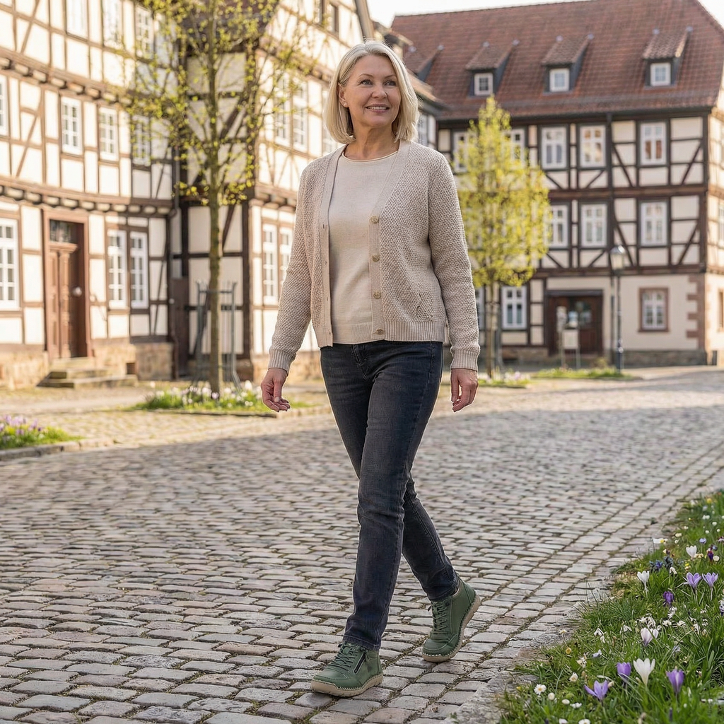 Mila – Komfortable ortopediske sneakers med glidelås