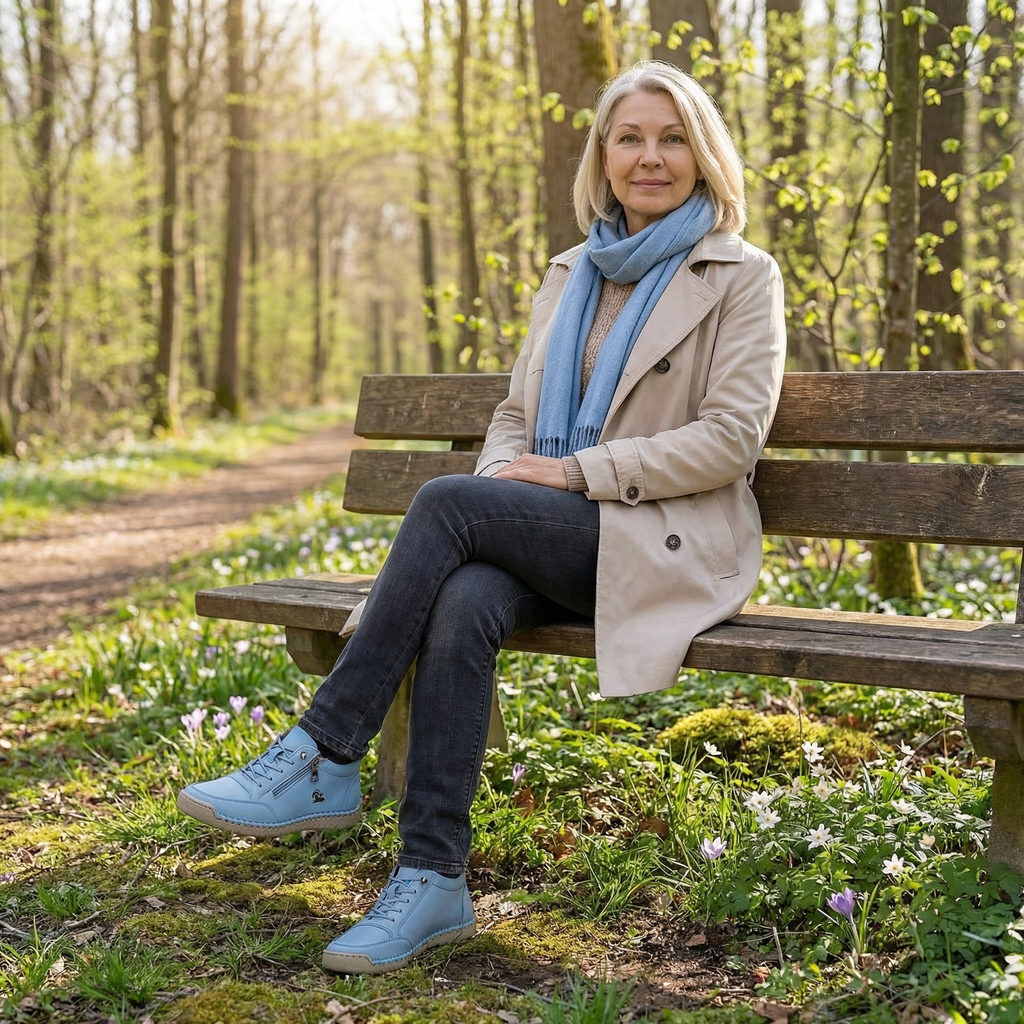 Mila – Komfortable ortopediske sneakers med glidelås