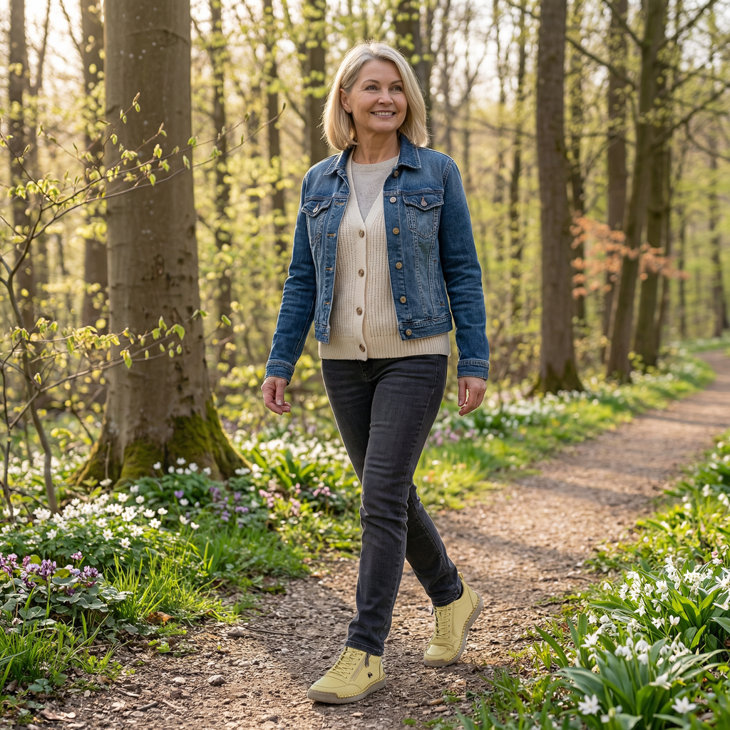 Mila – Komfortable ortopediske sneakers med glidelås