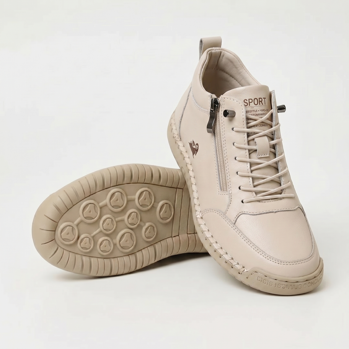 Mila – Komfortable ortopediske sneakers med glidelås