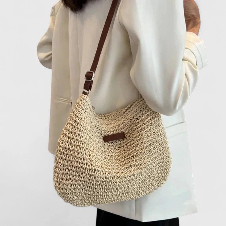 Ria | Strukturert Crossbody-veske med Justerbar Stropp