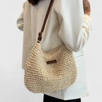 Ria | Strukturert Crossbody-veske med Justerbar Stropp