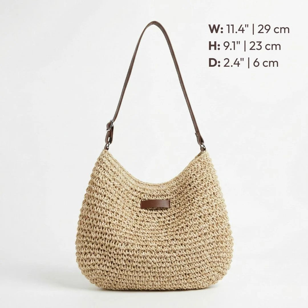 Ria | Strukturert Crossbody-veske med Justerbar Stropp